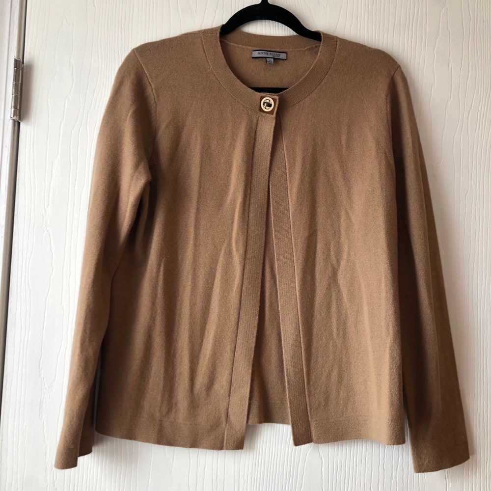 100% Cashmere Camel Cardigan